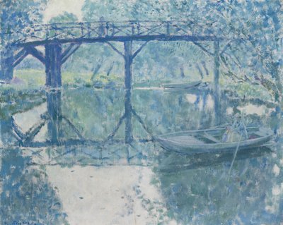 The Bridge - Giverny by Frederick Carl Frieseke